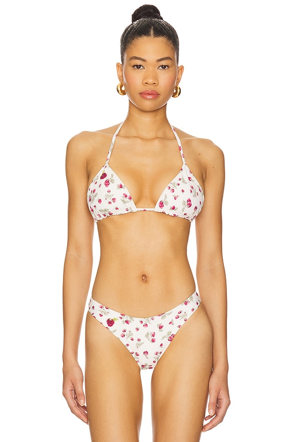 view 1 of 5 HAUT DE MAILLOT DE BAIN NICK in Strawberry Field Print