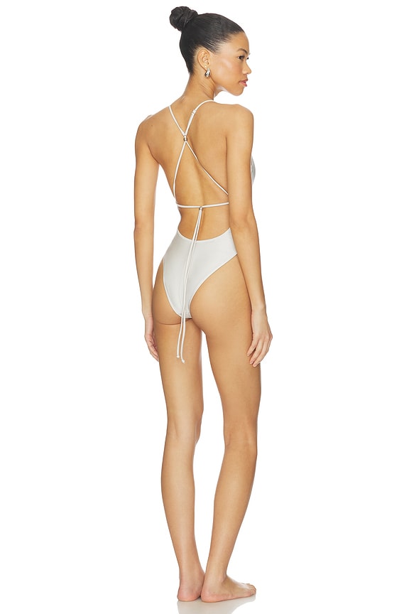 view 1 of 4 MAILLOT DE BAIN 1 PIÈCE AGNES in Moon