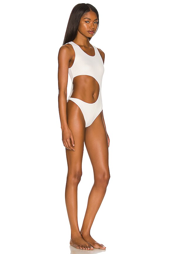 view 2 of 4 MAILLOT DE BAIN 1 PIÈCE MEL in Optic White