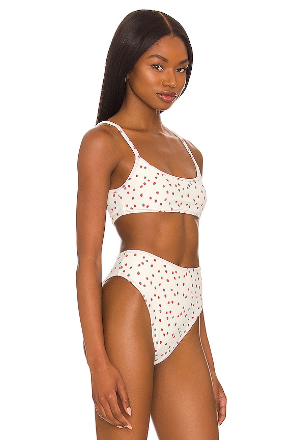 view 2 of 5 x GIGI HADID Dallas Bikini Top in Strawberry Cream