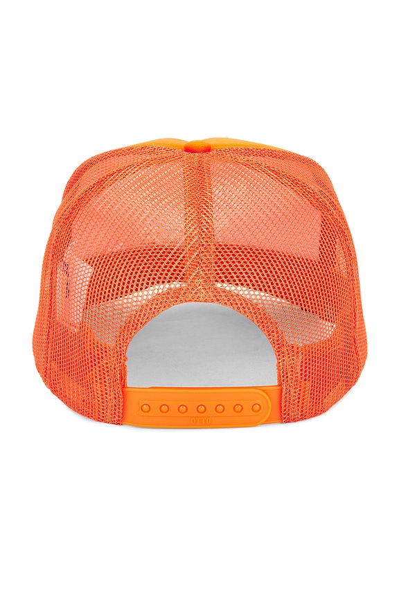 view 2 of 2 Don't Trip Trucker Hat in Orange
