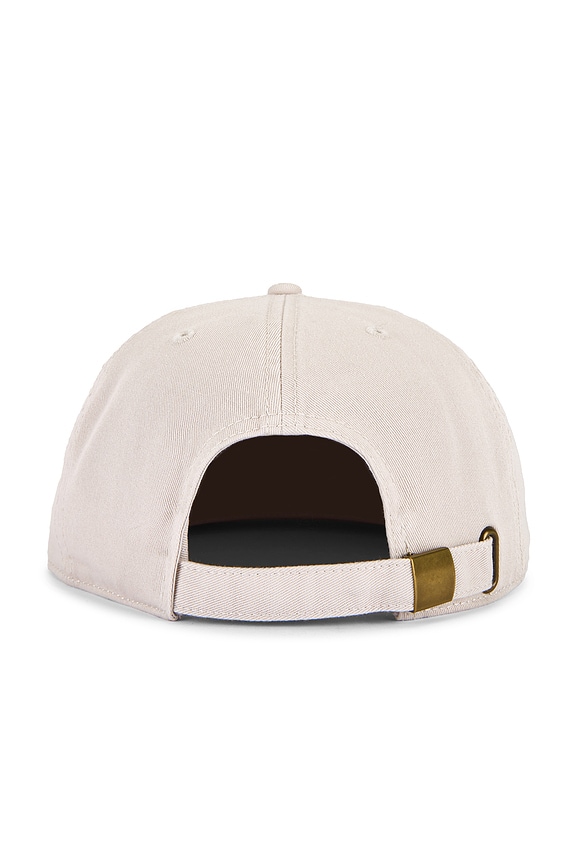 view 2 of 3 Blissed Out 5 Panel Strapback Hat in Bone