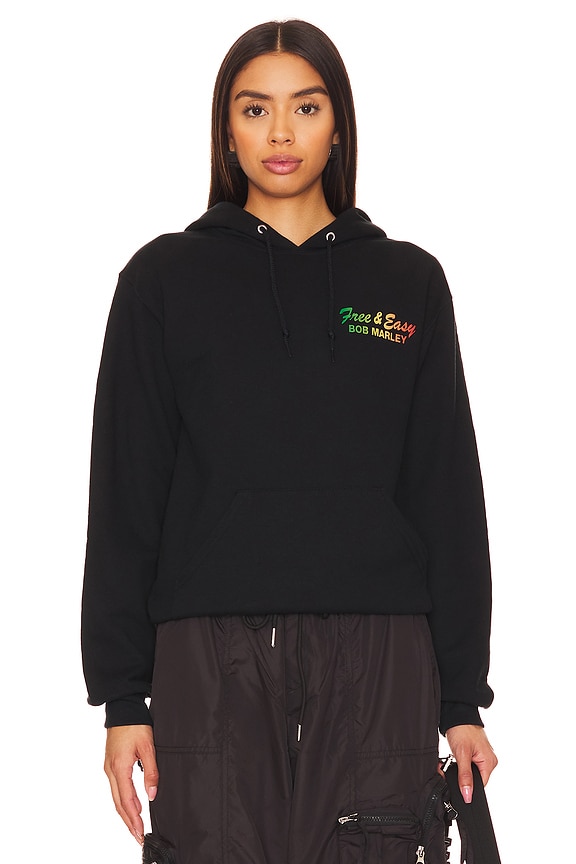 view 2 of 4 BOB MARLEY KINGSTON TOWN パーカー in Black