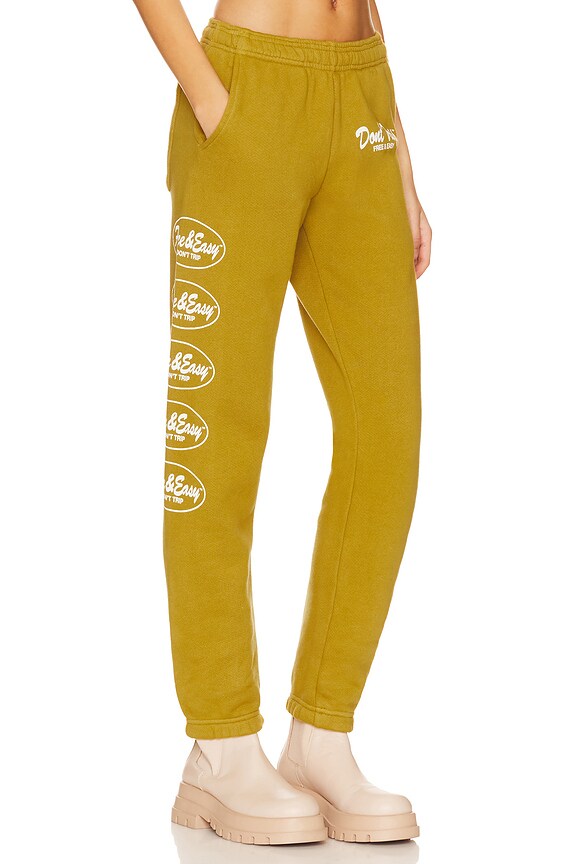 view 2 of 4 Oval Heavy Fleece Sweatpants in Vintage Olive