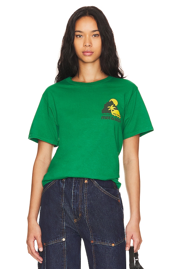 view 2 of 4 Bali Hai Tee in Green in Vintage Kelly