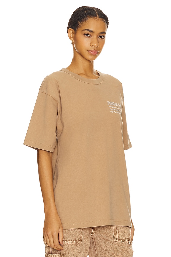 view 2 of 2 City Palms Premium Short Sleeve Tee in Camel