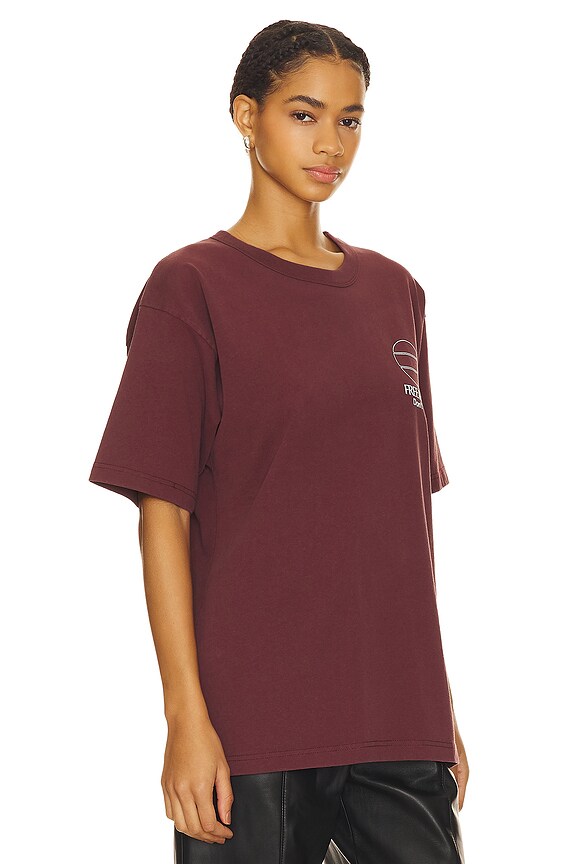 view 2 of 4 Connection Premium Short Sleeve Tee in Burgundy