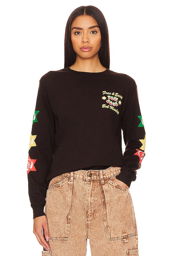 view 2 of 4 Bob Marley Tuff Gong Tee in Brown