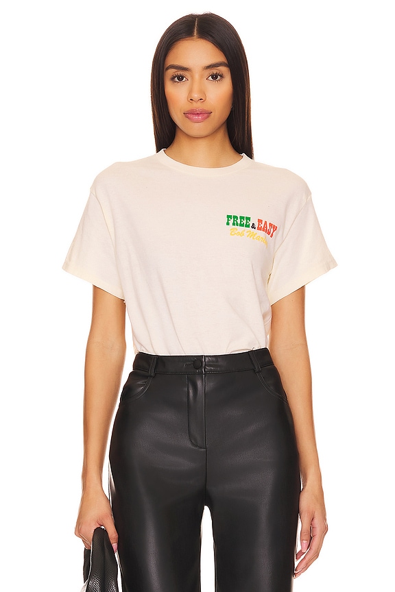 view 2 of 5 Bob Marley Judah Tee in Light Yellow