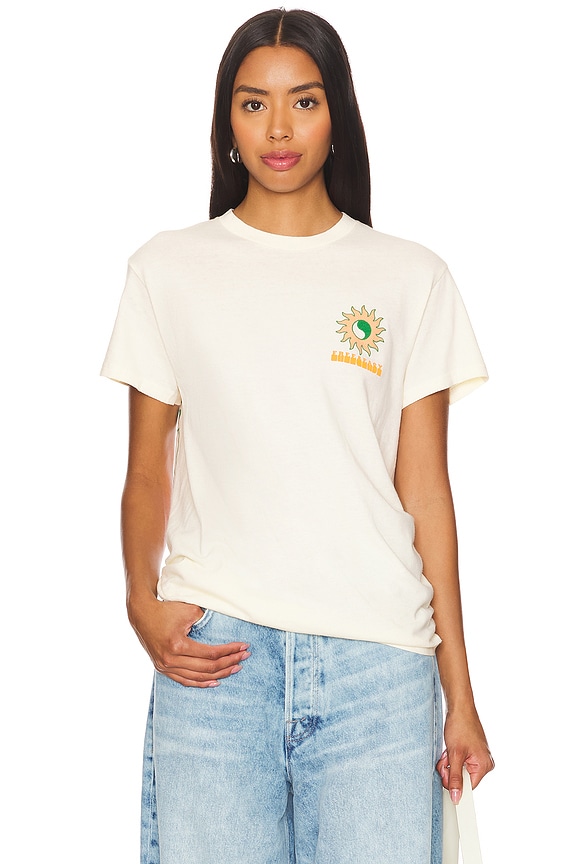 view 2 of 5 Solar Return Tee in Mellow Yellow