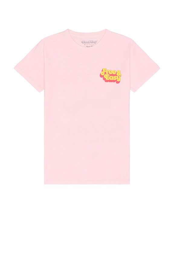 view 2 of 4 Double Bubble Tee in Pale Pink