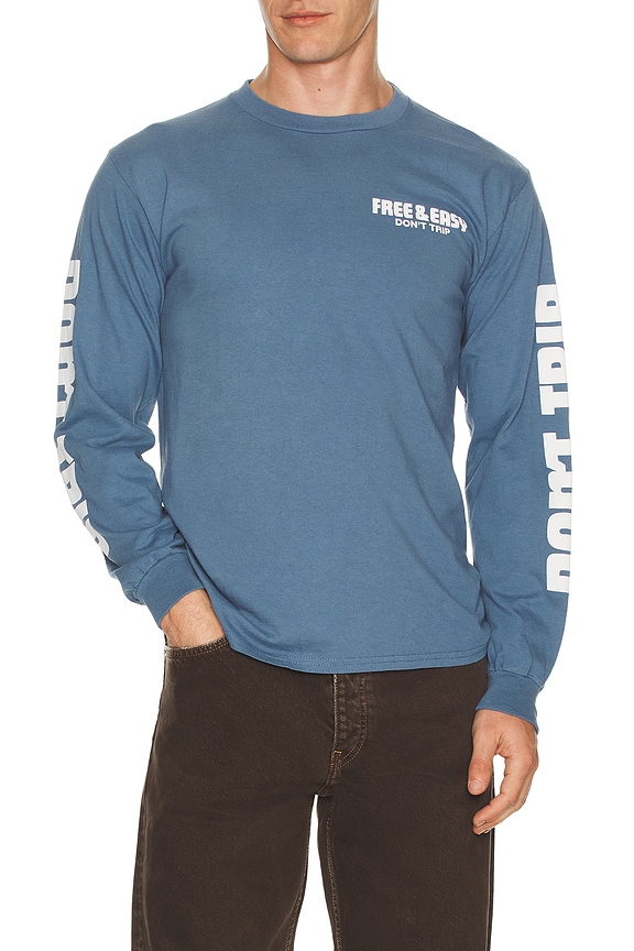 view 2 of 5 T-SHIRT in Denim Blue