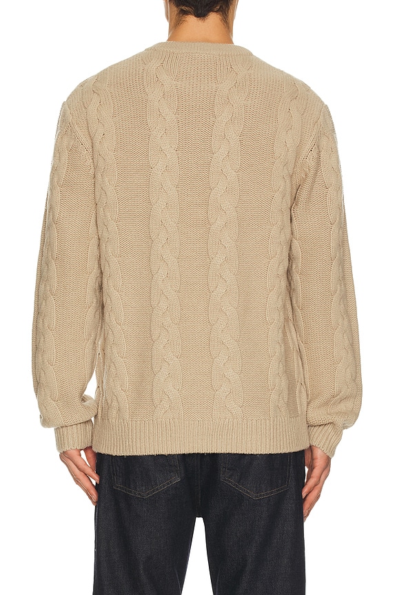 view 2 of 5 Chunky Cable Knit Jumper in Warm Oat