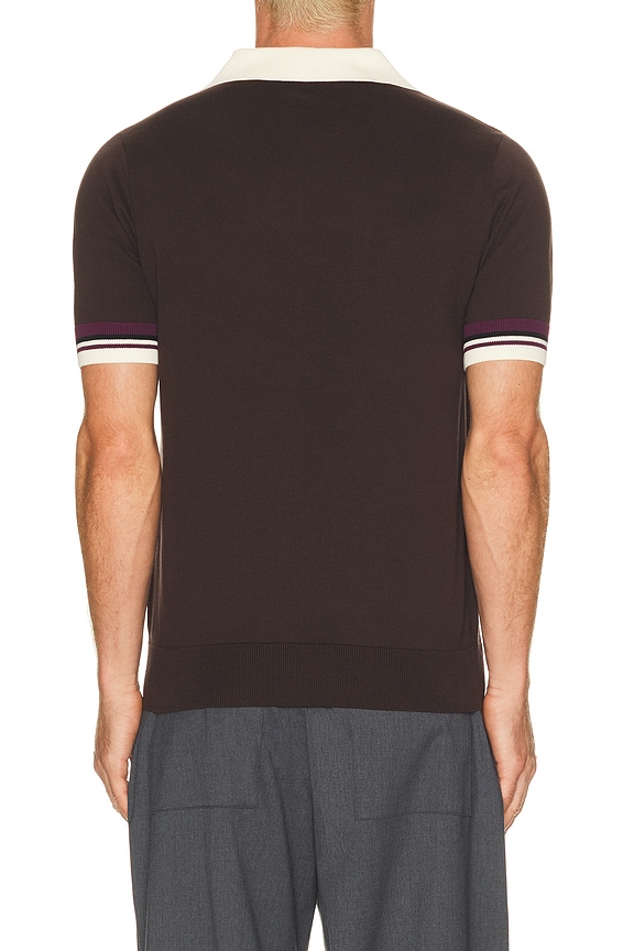 view 2 of 5 CAMISA TIPPED  in Rich Brown