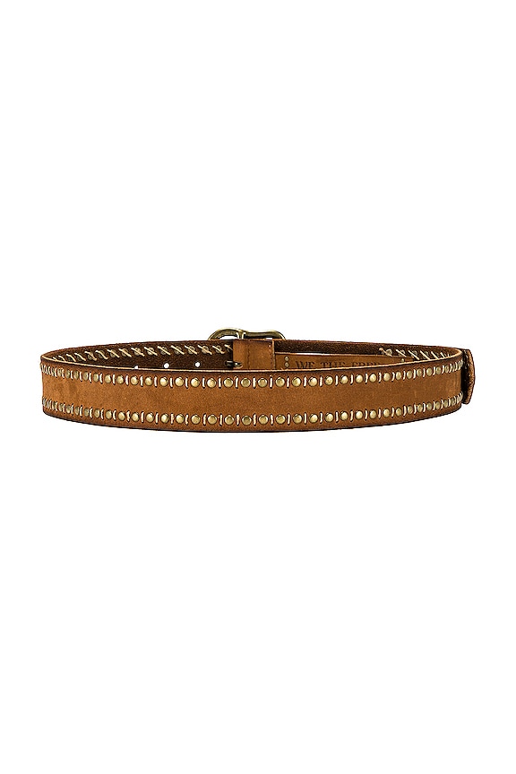 view 2 of 3 x We The Free Alpine Studded Belt in Cognac