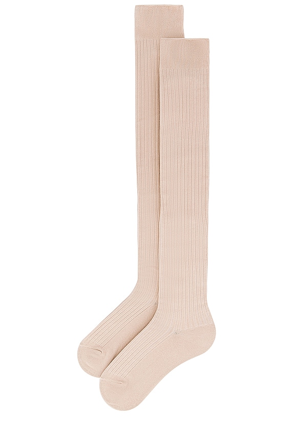 view 2 of 4 CHAUSSETTES HAUTES FREE PEOPLE VIOLA in Oatmeal