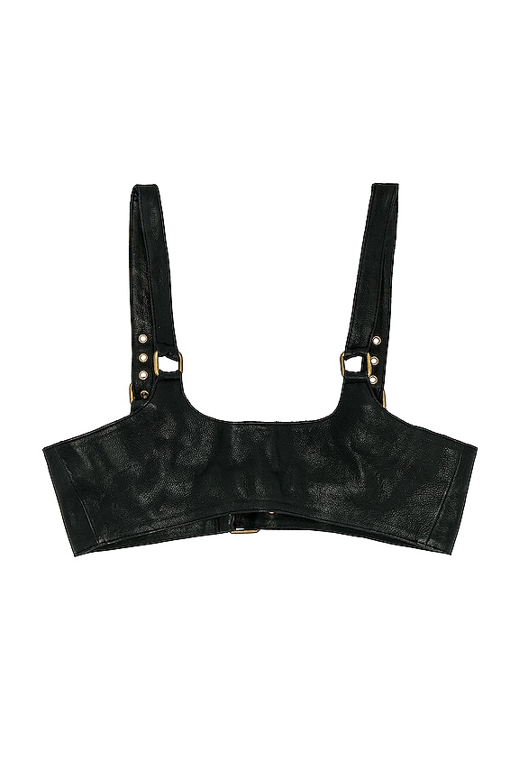view 2 of 6 Rebel Leather Harness in Black