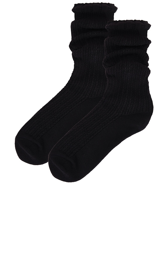 view 2 of 4 НОСКИ FREE PEOPLE STAPLE SLOUCH in Black