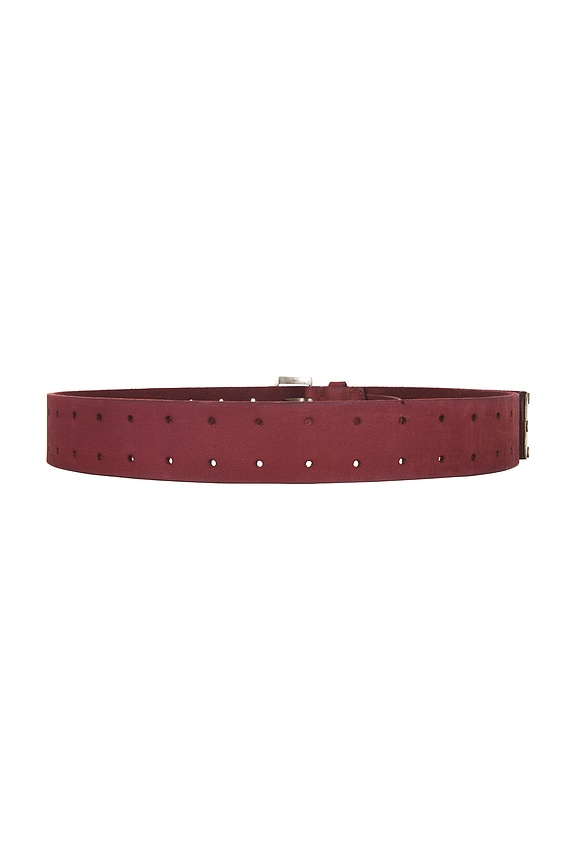 view 2 of 3 x We The Free Double Cross Belt in Oxblood