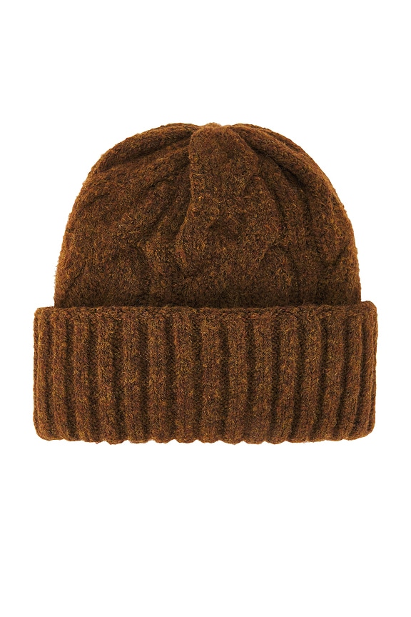 view 2 of 3 Coast Line Beanie in Coffee