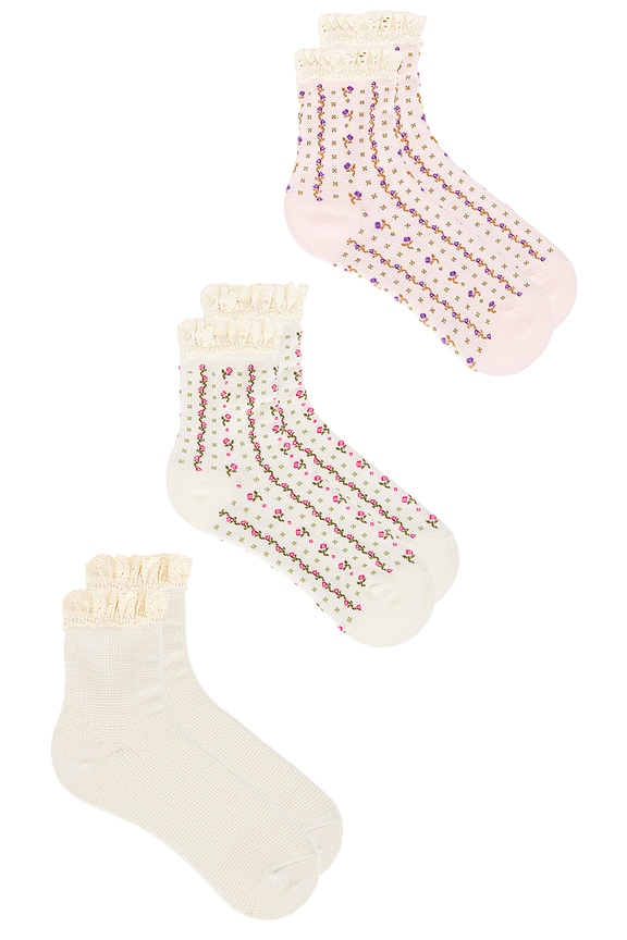 view 2 of 3 LOT DE CHAUSSETTES RUFFLE in Tainted Love