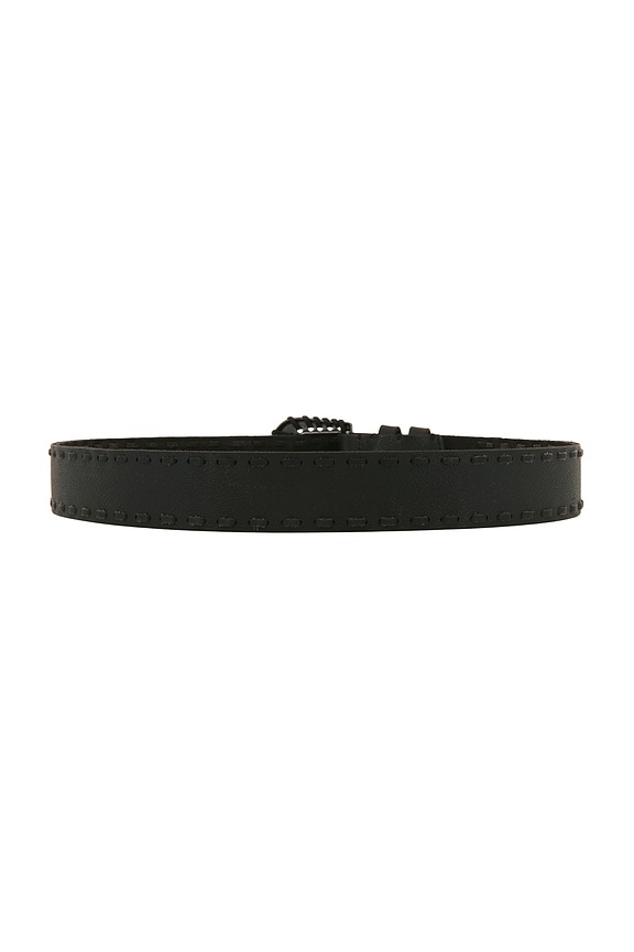 view 2 of 3 Holt Leather Belt in Black