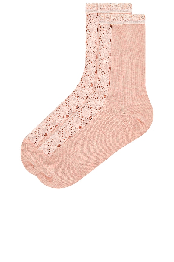 view 2 of 2 CHAUSSETTES RUBIES in Strawberry