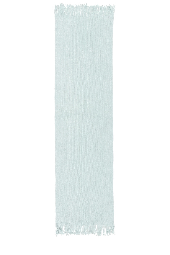 view 2 of 3 Whisper Fringe Blanket Scarf in Opal Blue