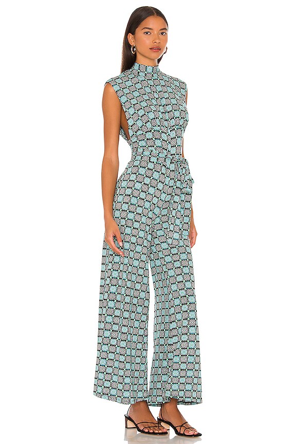 view 2 of 3 Vibe Check Jumpsuit in Emerald
