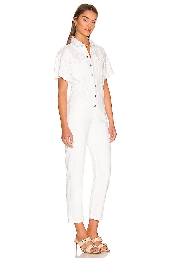 view 2 of 3 FREE PEOPLE MARCI ジャンプスーツ in Optic White