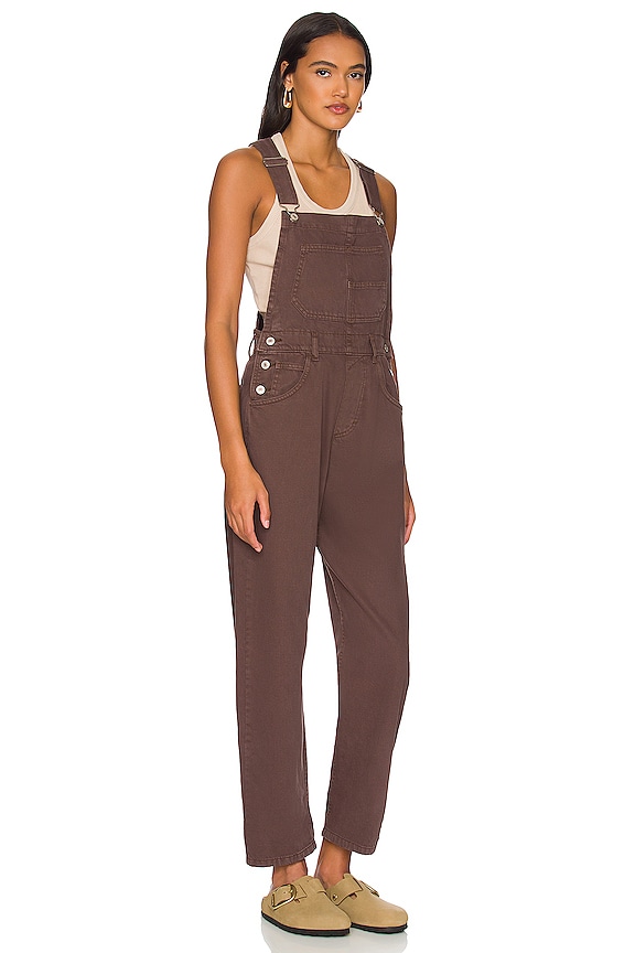 view 2 of 4 x We The Free Ziggy Denim Overall in Mocha