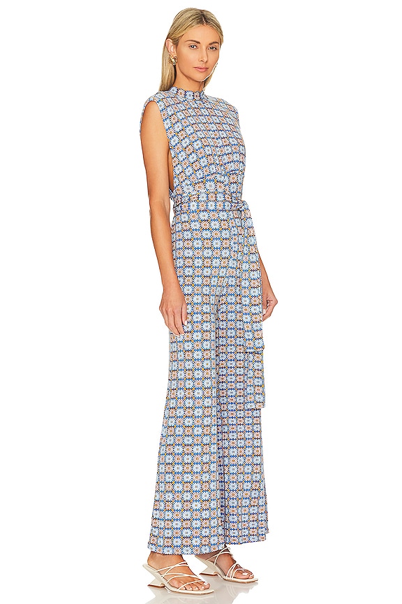 view 2 of 3 Vibe Check One Piece in Blue Combo