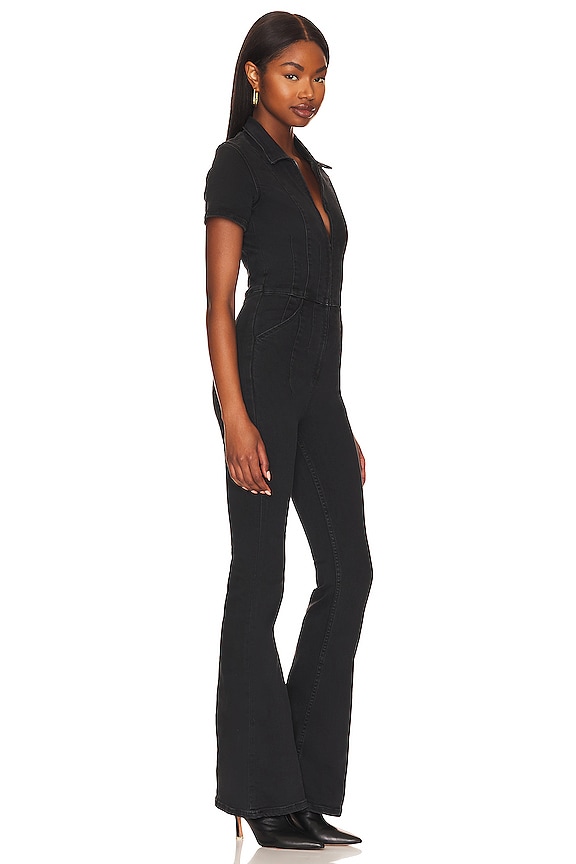 view 2 of 3 x We The Free Jayde Flare Jumpsuit in Black Mamba