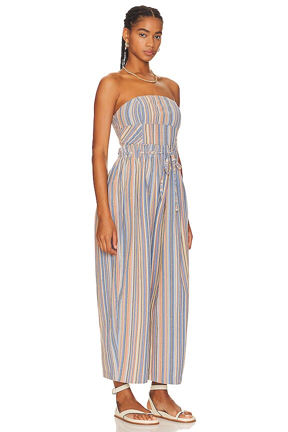 view 2 of 4 COMBINAISON FREE PEOPLE ROAMING SHORES in Blue Combo