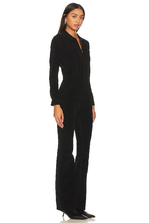 view 2 of 3 x We The Free Jayde Cord Flare Jumpsuit in Black