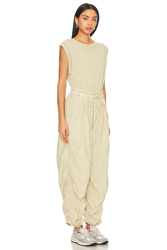 view 2 of 3 FREE PEOPLE MIXED MEDIA 원피스 in Sand Jam