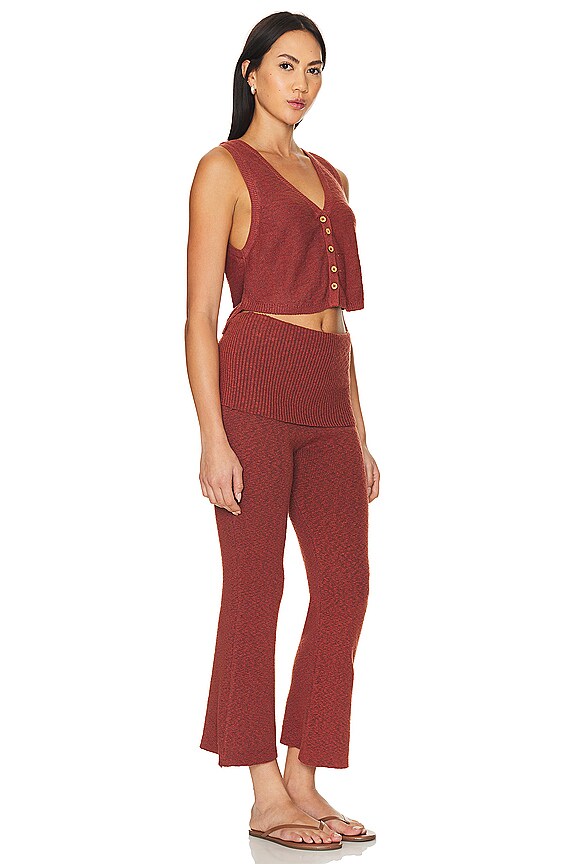 view 2 of 3 CONJUNTO DE PANTALÓN Y SUÉTER FREE-EST RUBY in Chutney