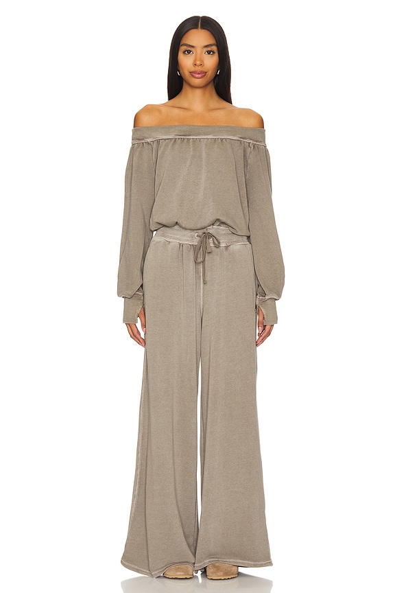 view 2 of 4 x FP Movement One To Beat Onesie in Dolphin