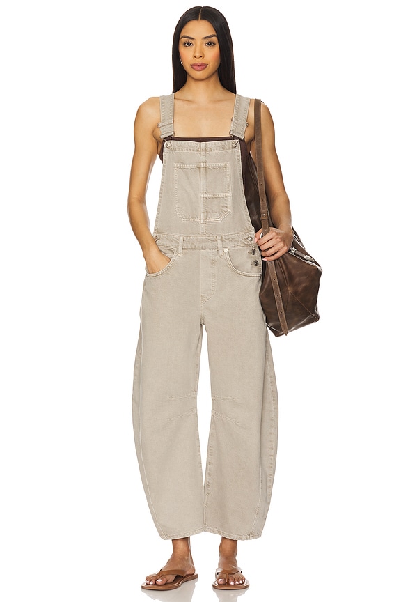 view 2 of 4 x We The Free Good Luck Overall in Cobblestone