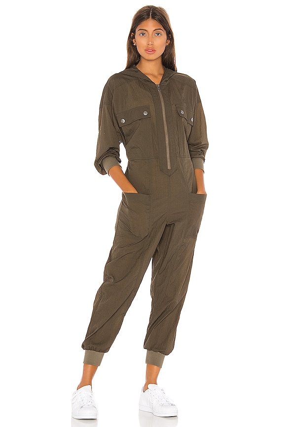 view 2 of 4 X FP Movement Speak My Language Runsie in Army