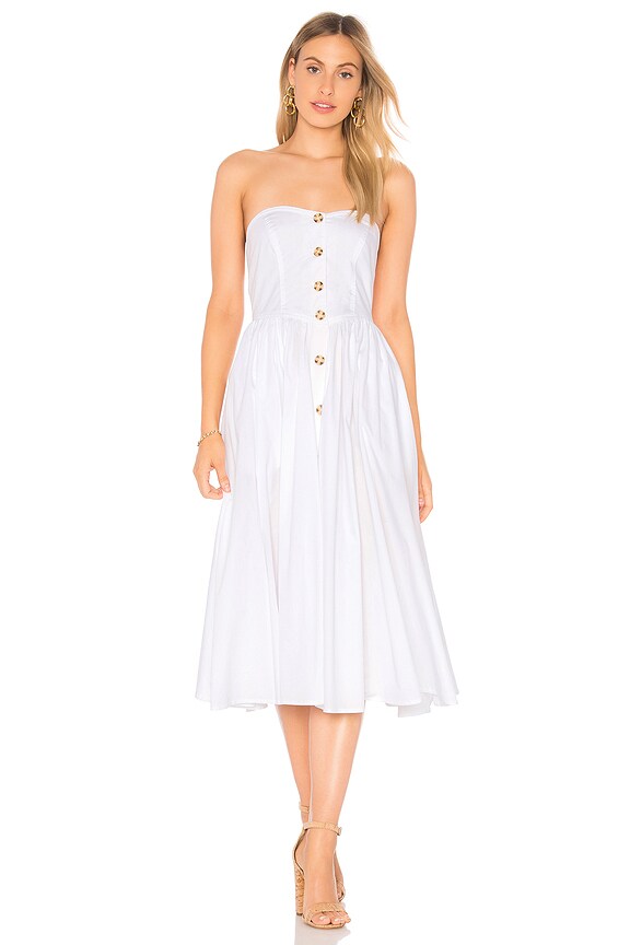 view 2 of 4 VESTIDO MIDI PERFECT PEACH in White