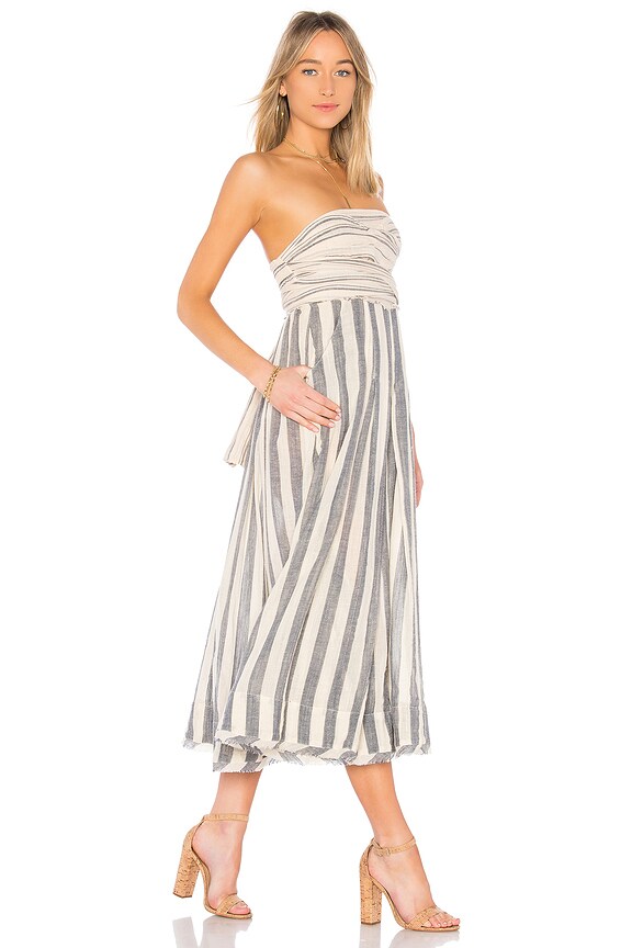 view 2 of 3 Stripe Me Up Dress in Blue Combo