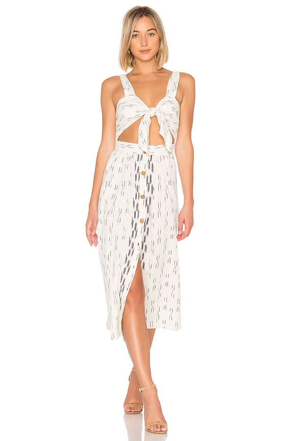 view 1 of 3 VESTIDO MIDI CALDASI in Ivory