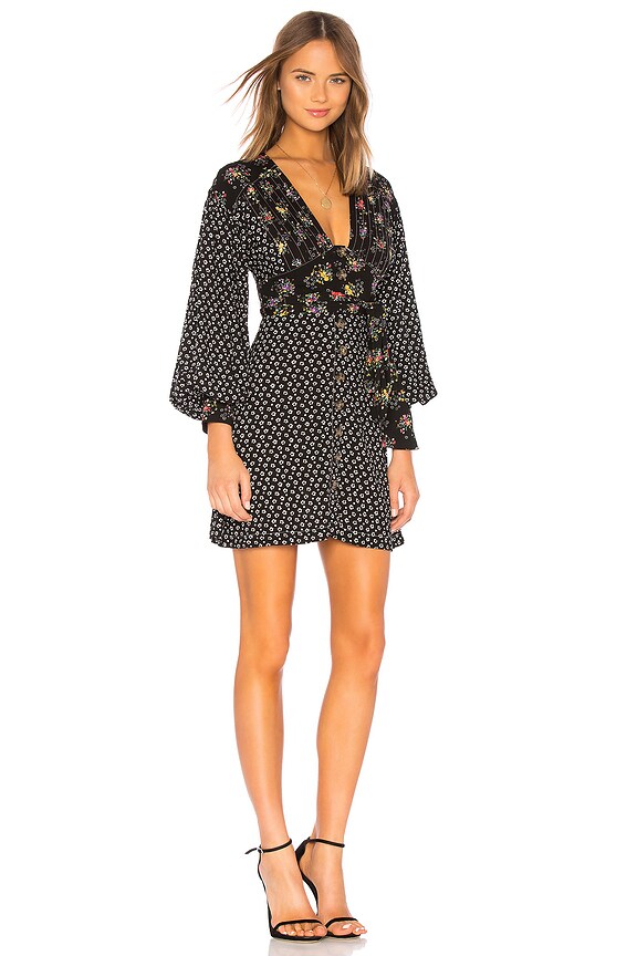 view 2 of 3 Wonderland Mini Dress in Black