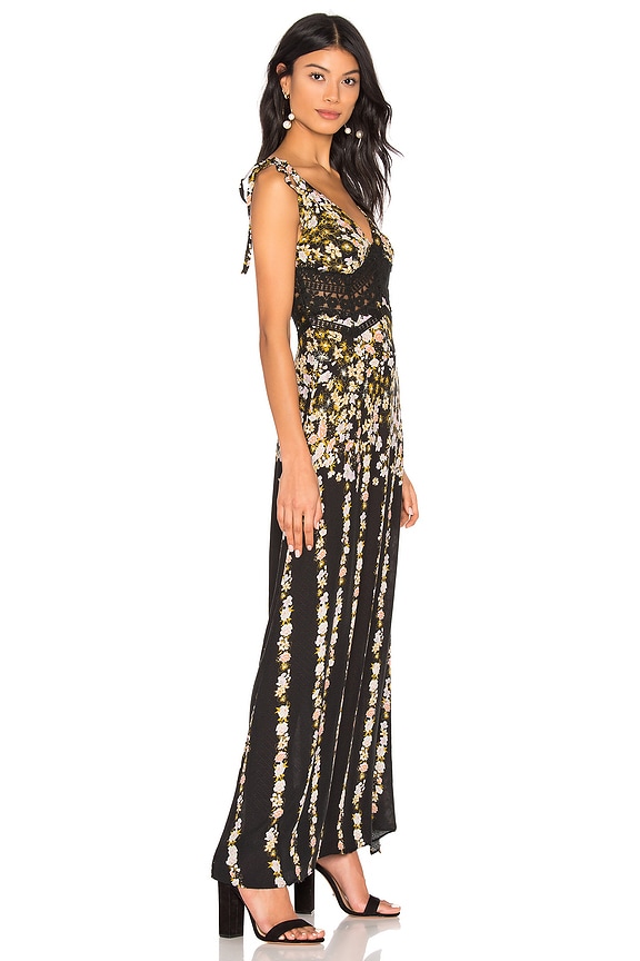 view 2 of 3 Claire Printed Maxi in Black