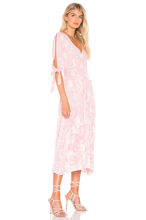 view 2 of 3 Forever Always Midi Dress in Pink Combo
