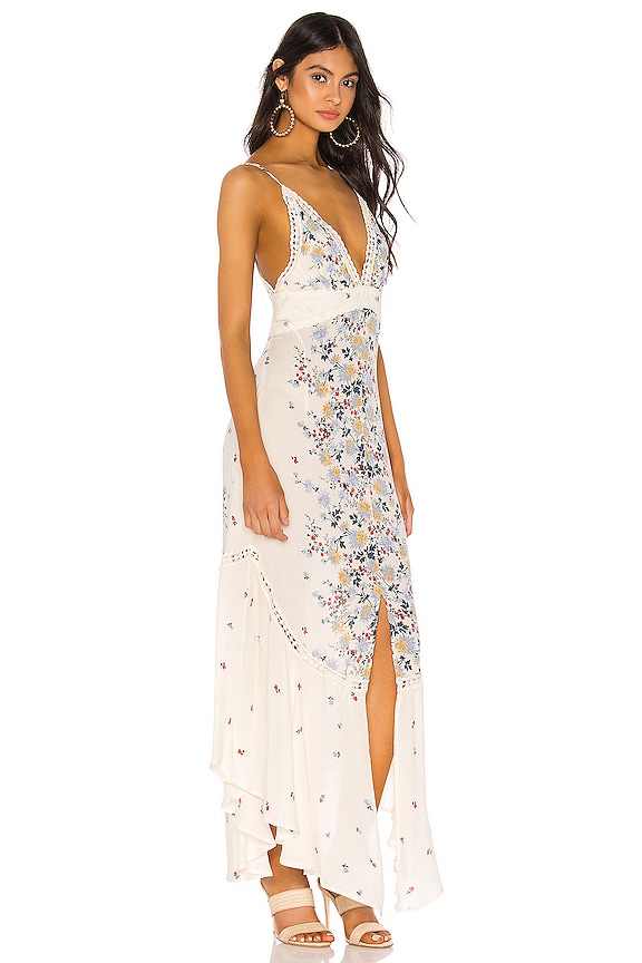 view 2 of 4 Paradise Printed Maxi Dress in Ivory