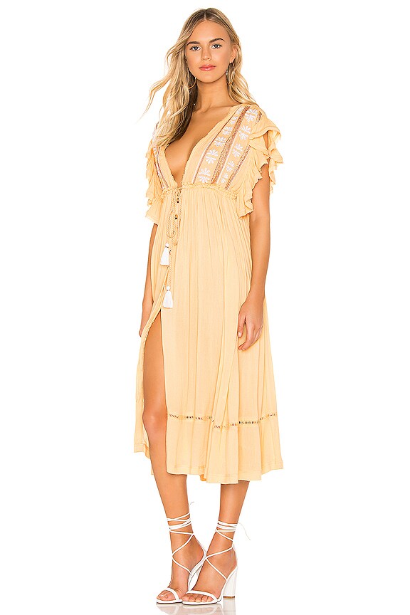 view 2 of 4 WILL WAIT FOR YOU ミディ丈ドレス in Natural