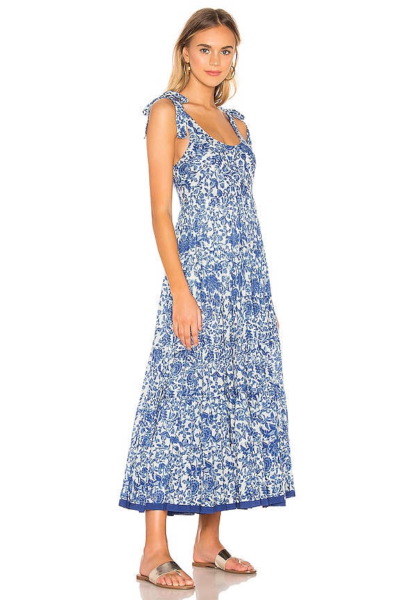 view 2 of 3 Kikas Printed Midi Dress in Ivory Combo