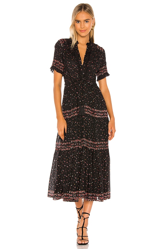 view 1 of 3 Rare Feeling Maxi Dress in Black Combo